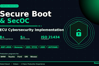 implement secure boot and secoc for automotive ecu