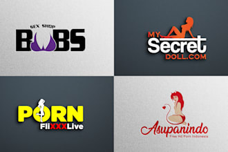 draw sexy amazing only fans adult erotic club dating logo design