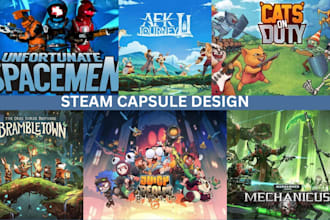 steam capsule art steam page steam store steam banner game marketing artwork