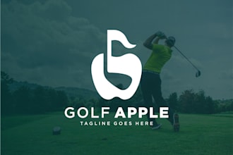 design a creative minimalist negative space logo