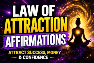 write powerful law of attraction affirmations to attract success and money