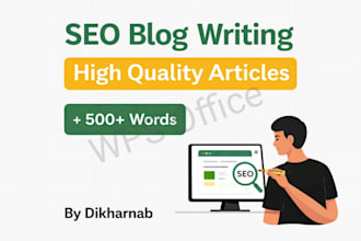 write SEO friendly blog posts and articles