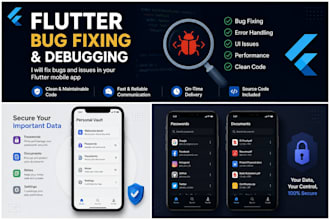 fix bugs and issues in your flutter mobile app