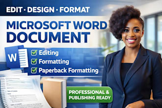 edit, design word document microsoft word document paperback formatting