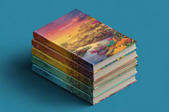 design a cool book cover your novel
