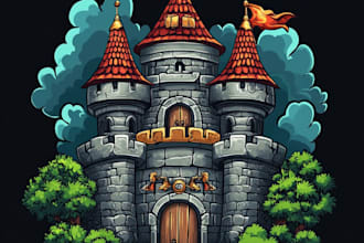 do a fantasy game logo