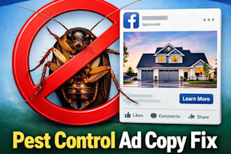 write facebook ad copy for pest control businesses