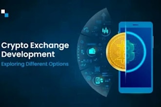 build crypto exchange website, p2p exchange website, crypto wallet app