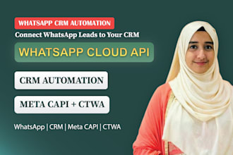 build whatsapp cloud API CRM automation with meta capi and ctwa tracking
