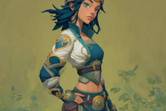 illustrate your dnd or rpg fantasy character