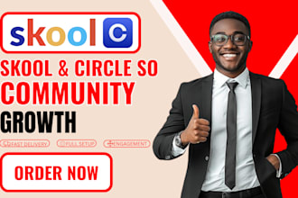 skool community setup online course circle so community growth manager setup