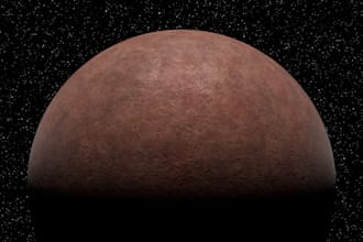 render a 3d planet for you