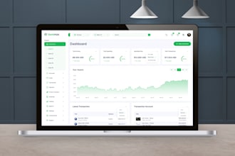 design fintech and banking management admin dashboard apps