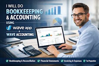 do bookkeeping, accounting, wave accounting using wave app