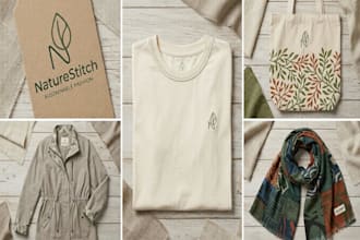 eco friendly fashion brand identity
