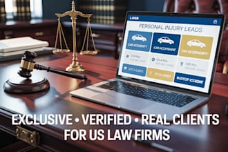 generate verified exclusive personal injury lawyer leads for US law firms