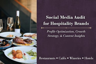 audit your restaurant, café, winery social media for growth