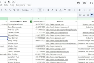 provide verified leads, data entry, web scraping anf PDF to excel in 24 hrs