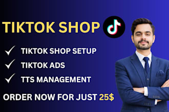 setup tiktok shop, tiktok affiliate and tiktok shop marketing