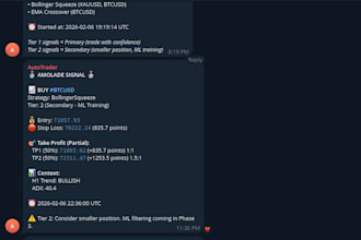 build a trading bot crypto, forex or deriv