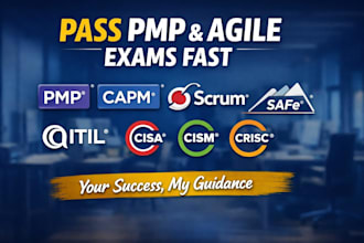 assist you to get pmp, capm, pmi acp, itil, cisa, prince, and scrum master certs