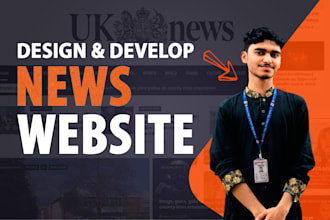 create SEO optimized wordpress newspaper or magazine website
