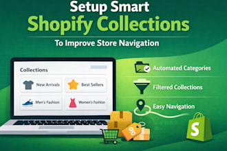 create smart shopify collections and optimize store navigation for better
