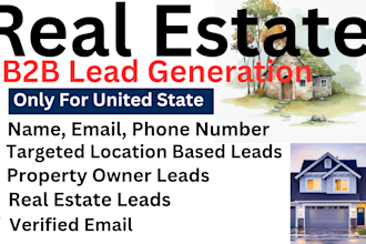 do real estate lead generation with verified email and phone
