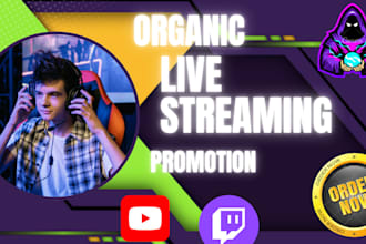 promote your youtube live stream organically for real engagement