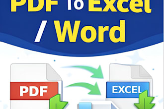 convert PDF to word or excel with best work