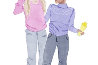 fashion illustration, lifestyle portrait for you