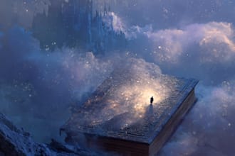 illustrate a premium fantasy book cover art