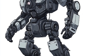 design you mecha, techwear, sci fi, logo