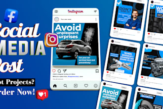 design instagram post carousel banners flyers