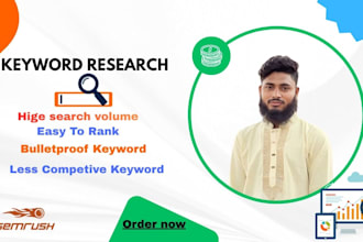 do professional keyword research for SEO and ranking