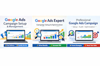 setup and manage google ads expert for your ppc campaign