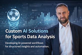 develop a custom ai agent for sports data analysis