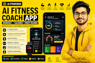 build ai fitness coach app workout tracker calorie and voice trainer platform