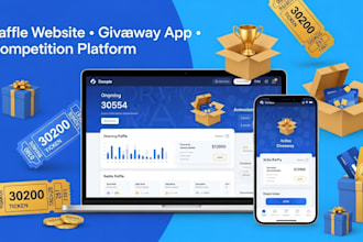 build raffle websites, giveaway apps and high converting competition platforms