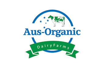 design significant organic dairy farming logo