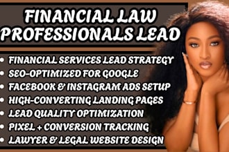 legal leads, financial advisor leads, financial consultant leads financial leads