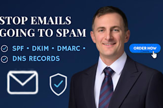 setup spf dkim dmarc records to fix email deliverability and stop spam