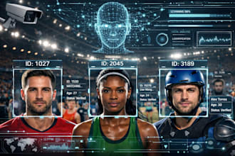 develop ai face recognition for athletes and sports analytics