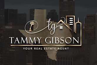 design a luxury modern real estate logo for realtor and property business