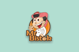 design food bistro restaurant theme logo