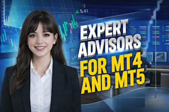 develop your mt4 mt5 bot expert advisor eas or indicator