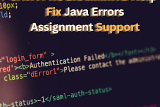 help with java programming tasks and assignments