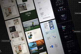 design a professional investor pitch deck in figma