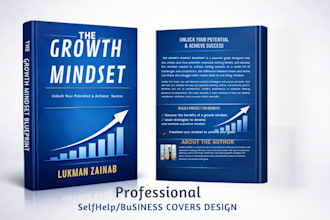 a professional self help or business book and ebook cover design for amazon KDP