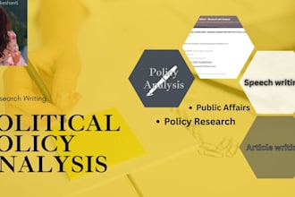 write political policies analysis